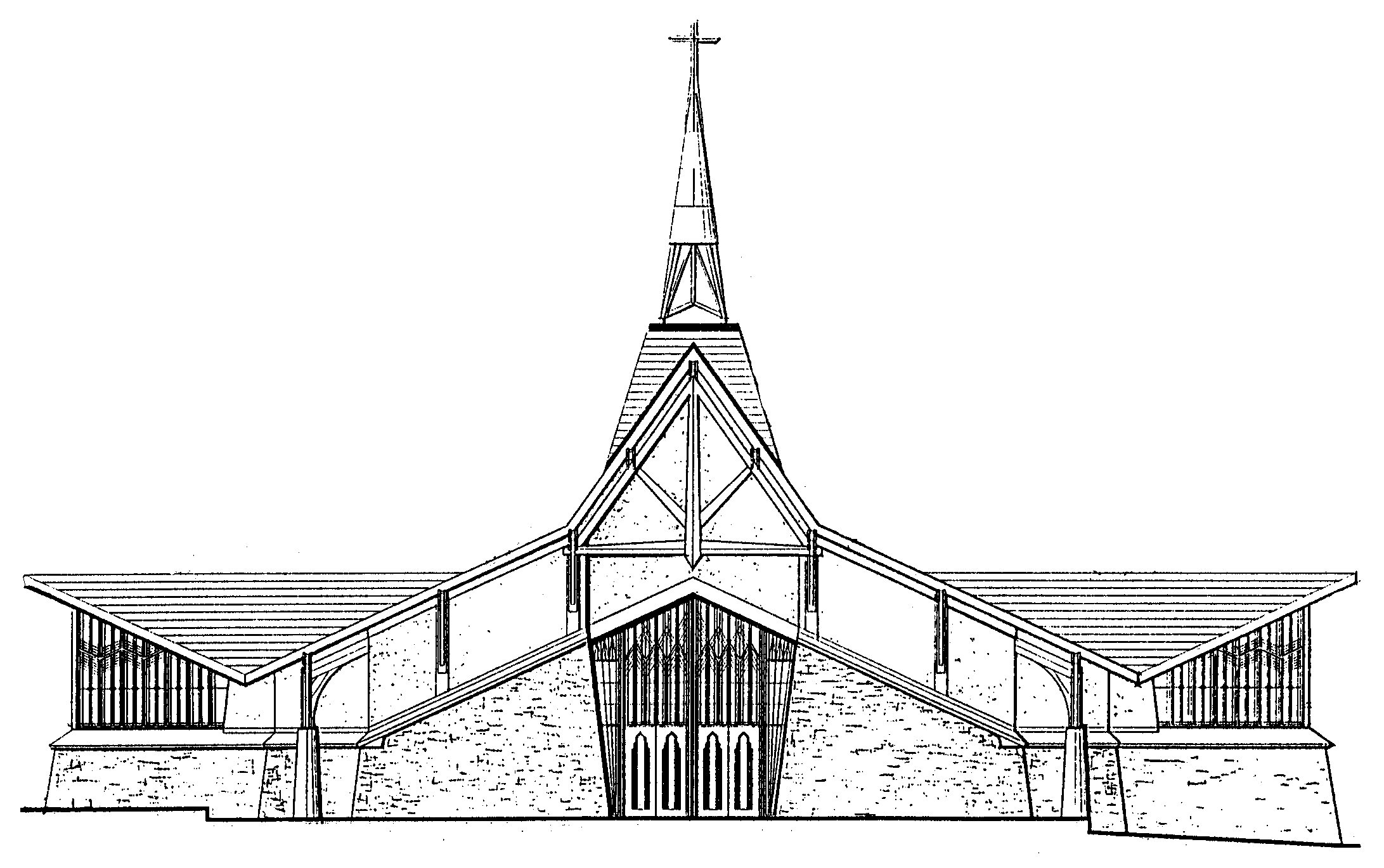Sketch of the New Chapel
